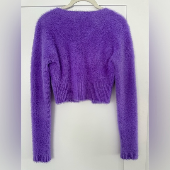 Jacquemus Vibrant Purple Knit Cardigan - Picture 3 of 4